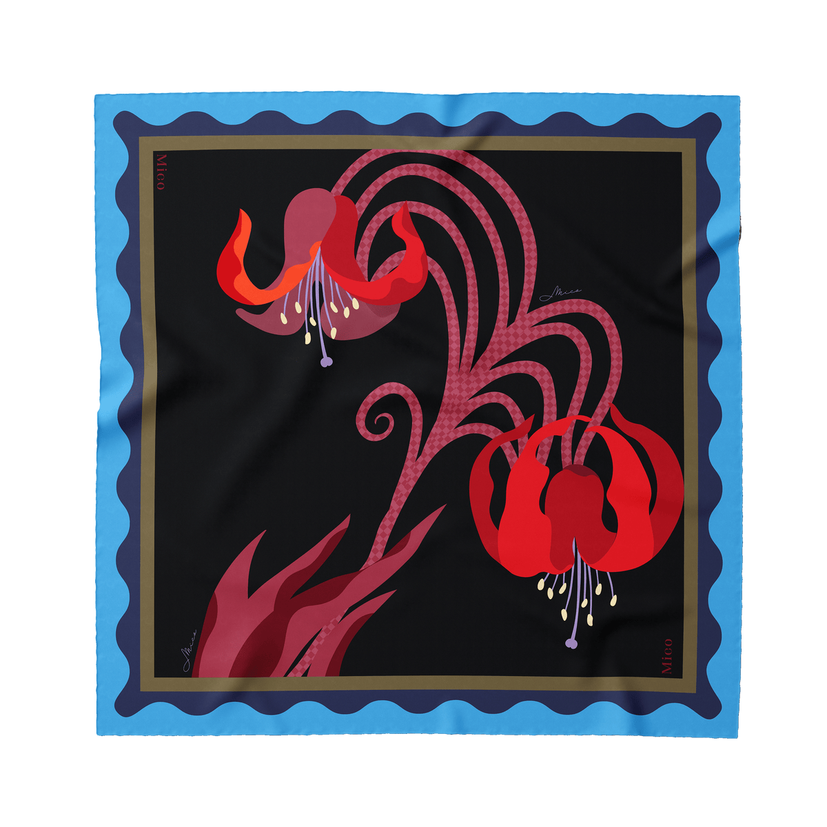 Fushia Bleu